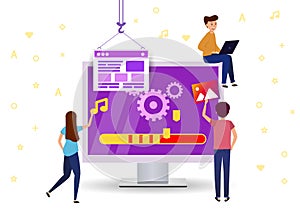 Update software to your computer. Team work Support website.