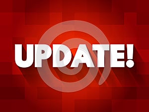 Update text quote, technology concept background