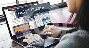 Update Trends Report News Flash Concept