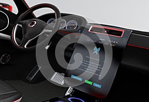 Update vehicle software just touch cars center console