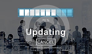 Updating Upgrade Software Program Data Technology Concept