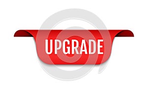 Upgrade logo icon, software improve banner upgrade improve update badge