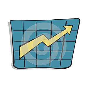 An Upgrading Arrow,  Business Concept, Chart