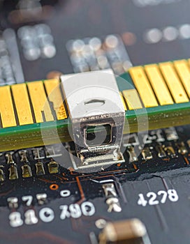 Upgrading Computer Memory - A Macro Shot