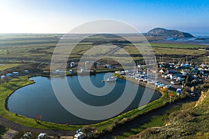 Uphill Hill and the Boatyard at Weston Super Mare