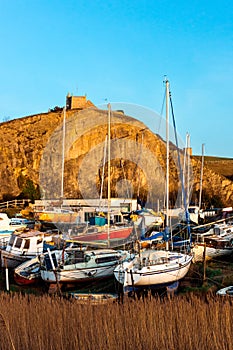 Uphill marina and touring park Weston Super Mare Somerset UK