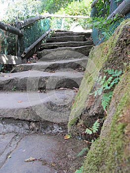 Uphill struggle on uneven steps