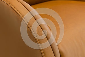 Upholstered furniture - a piece of furniture well made on a neutral background - space for inscriptions or logos