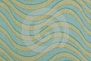 Upholstery fabric fragment for furniture, home or office decor, close up