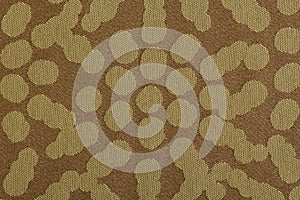 Upholstery fabric fragment for furniture, home or office decor, close up