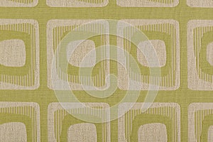 Upholstery fabric fragment for furniture, home or office decor, close up