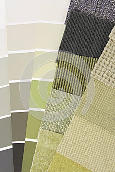 Upholstery tapestry color selection