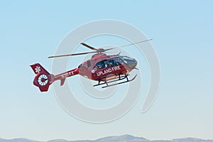 Upland Fire Department helicopter