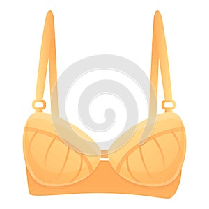 Uplift bra icon, cartoon style