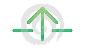 Upload Arrow Direction Icon, File Transfer and Data Submission, vector design Generative AI