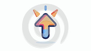 Professional Upload Arrow Icon for Basic Web Design