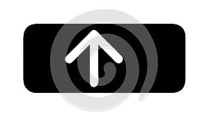 Upload Data Arrow Icon, Digital Transfer Cloud Storage, vector design Generative AI