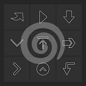 upload , download , arrows , directions , left , right , pointer