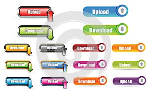 Upload Download button