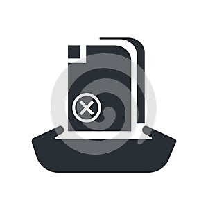 Upload File icon vector sign and symbol isolated on white background, Upload File logo concept