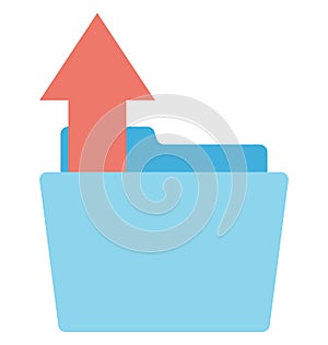 Upload File Vector Icon that can be easily edit or modified