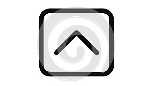 Upload icon in box, represents sending file to cloud, vector design Generative AI