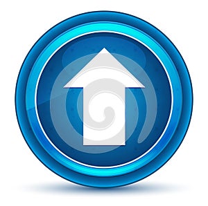 Upload icon eyeball blue round button