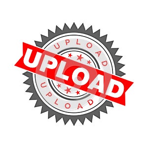 Upload Letter Rubber Stamp Template