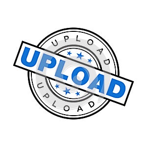 Upload Letter Rubber Stamp Template