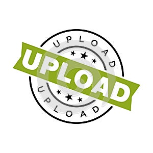 Upload Letter Rubber Stamp Template