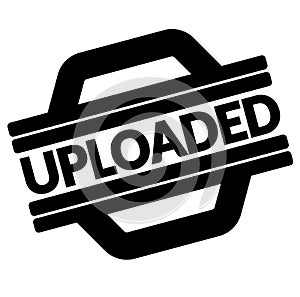 Uploaded black stamp
