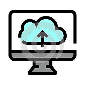 Uploading data to cloud storage from computer