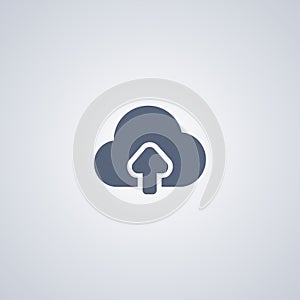 Uploading, Uploading to the server, vector best flat icon