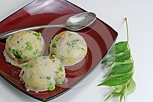 Upma, a semolina snack