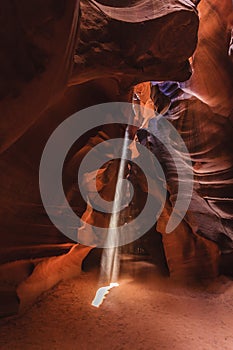 Upper Antelope canyon at Antelope national park