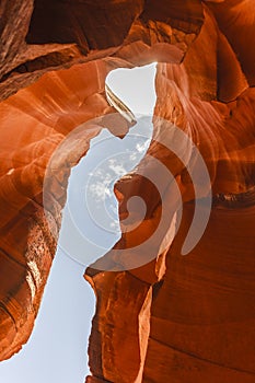 Upper Antelope canyon at Antelope national park