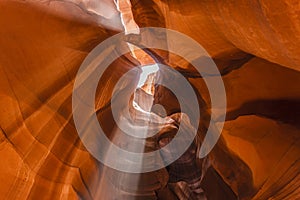 Upper Antelope canyon at Antelope national park