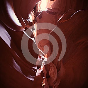 Upper Antelope Canyon in Page, Arizona, United States