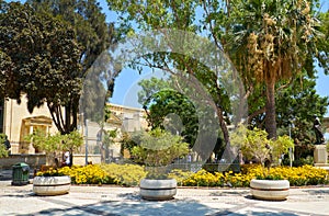 The Upper Barrakka Gardens, Valletta, Malta