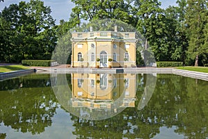 Upper bath in Tsarskoe Selo in summer, St. Petersburg, Russia