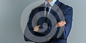 The Man in Blue Suit.AI generated image