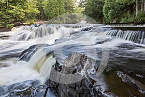 Upper Bond Falls in the Upper Peninsula of Michigan