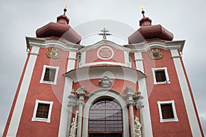 The Upper Church on Ostry vrch hill at Banska Stiavnica, Slovakia