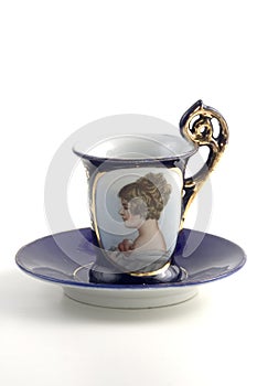 Upper class antique coffe cup