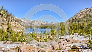 Upper Cramer Lake, Sawtooth National Recreation Area, ID photo