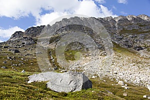 Upper Dewey Lake Stones And Rocky Mountains