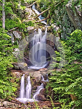 Upper Doyles River Falls in Shenandoah National Park