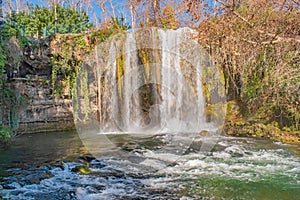 Upper Duden Waterfall Antalya Turkey January