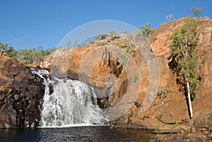 Upper falls at Edith Falls