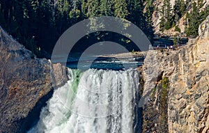 Upper falls of Grand Canyon of the Yellowston photo